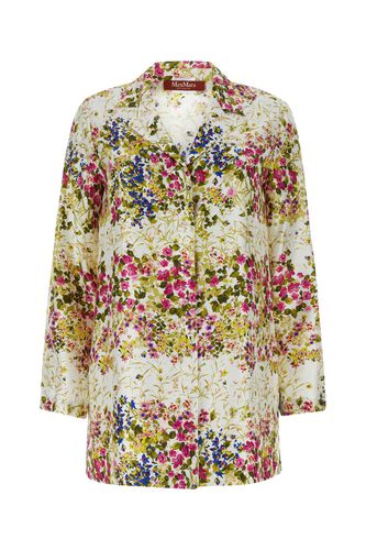 Printed Satin Campale Shirt - Max Mara Studio - Modalova