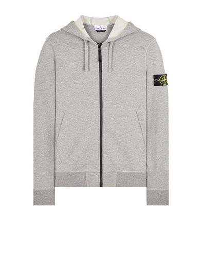 Stone Island Zipped Hoodie - Stone Island - Modalova