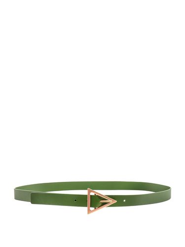 Bottega Veneta Green Leather Belt - Bottega Veneta - Modalova