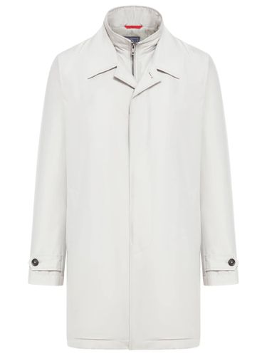 Fay Light Beige Morning Raincoat - Fay - Modalova