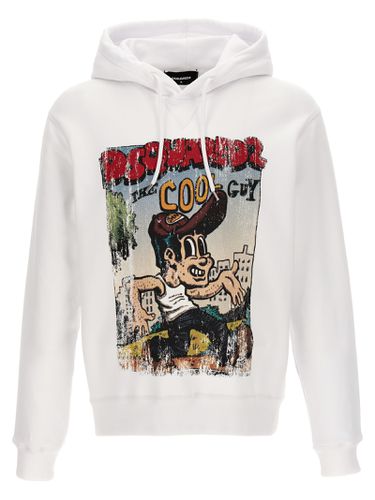 Dsquared2 Printed Hoodie - Dsquared2 - Modalova