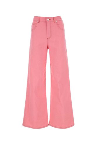 Pink Stretch Denim Wide-leg Jeans - Marni - Modalova