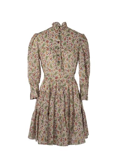 Short Cotton Floral Paisley Dress - Etro - Modalova