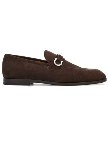 Suede Leather Loafer - Ferragamo - Modalova