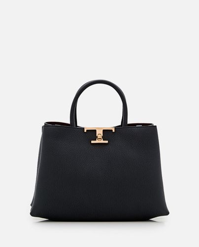 Tod's T Metal Leather Shopper Bag - Tod's - Modalova