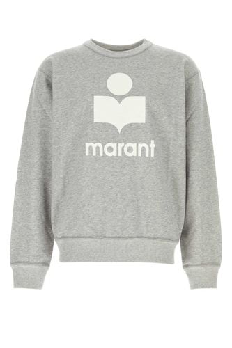 Melange Grey Cotton Blend Oversize Mikoy Sweatshirt - Isabel Marant - Modalova