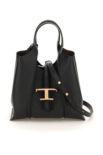 T Timeless Mini Leather Shopping Bag - Tod's - Modalova