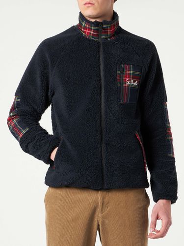Sherpa Jacket With Pocket And St. Barth Embroidery - MC2 Saint Barth - Modalova