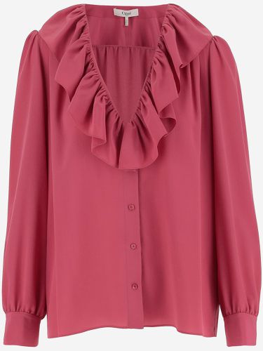 Chloé Silk Ruffled Shirt - Chloé - Modalova