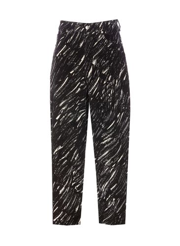 Marni Crayon Print Wide Denim Pants - Marni - Modalova