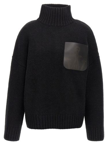 J. W. Anderson leather Patch Pocket Sweater - J.W. Anderson - Modalova