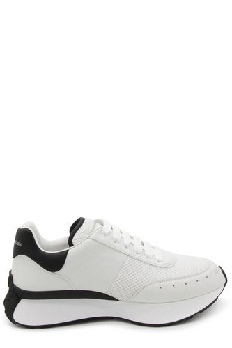 Logo Printed Mesh Lace-up Sneakers - Alexander McQueen - Modalova