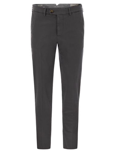 Italian Fit Cotton Gabardine Trousers - Brunello Cucinelli - Modalova