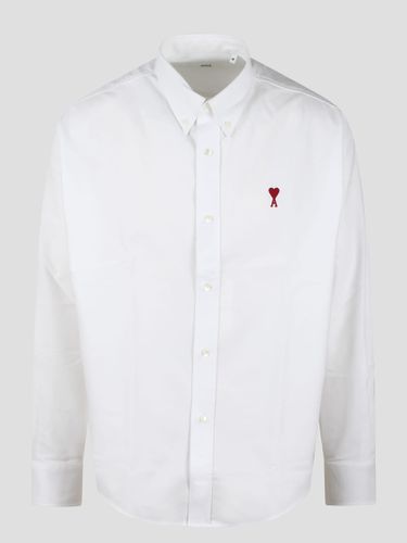 Ami De Coeur Oxford Shirt - Ami Alexandre Mattiussi - Modalova