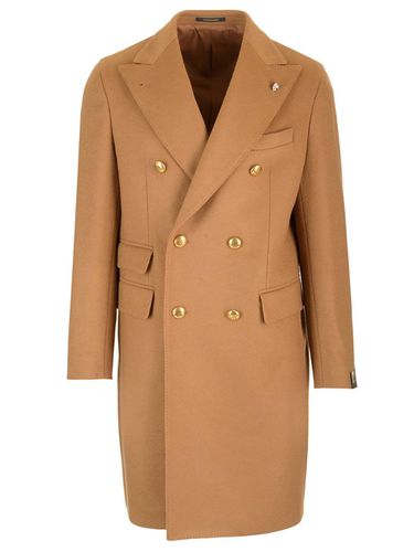 Double-breasted Coat In Cashmere Wool - Gabriele Pasini - Modalova