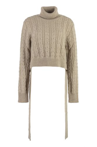 Wool Blend Turtleneck Sweater - MM6 Maison Margiela - Modalova