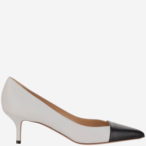 Two-tone Leather Pumps - Francesco Russo - Modalova