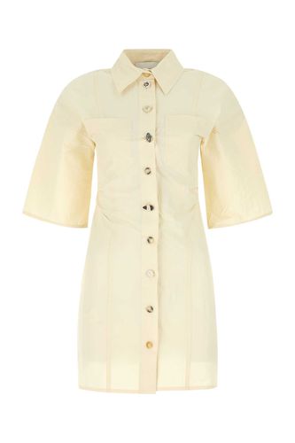 Cream Nylon Blend Jayla Shirt Dress - Nanushka - Modalova