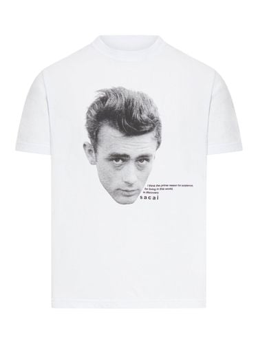 James Dean Graphic Printed Crewneck T-shirt - Sacai - Modalova