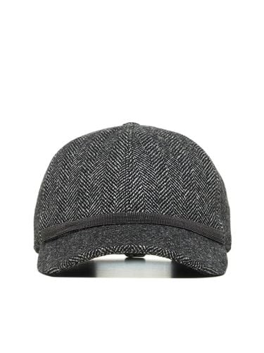 Brunello Cucinelli Grey Hat - Brunello Cucinelli - Modalova