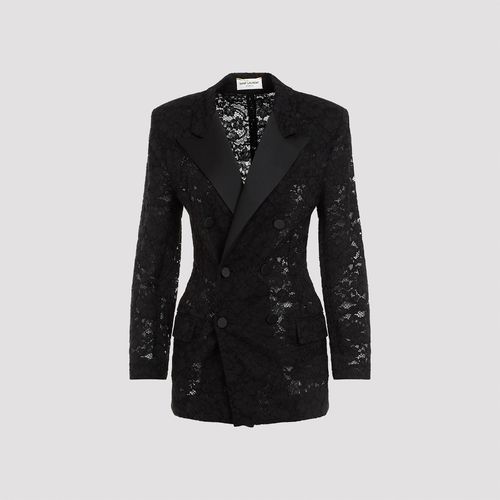 Saint Laurent Cotton Jacket - Saint Laurent - Modalova