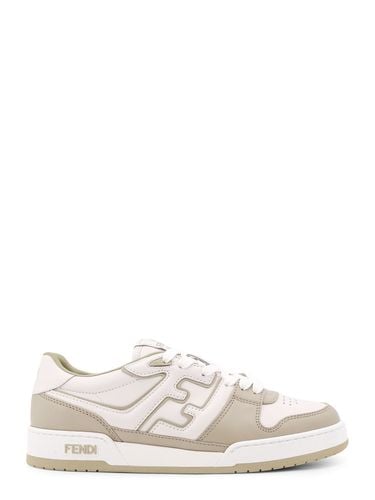 Two-tone Leather Match Sneakers - Fendi - Modalova