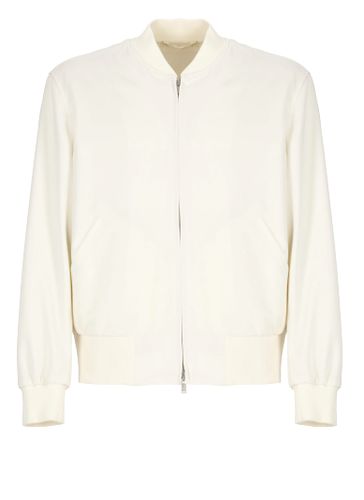 Lardini Bomber In White Wool - Lardini - Modalova