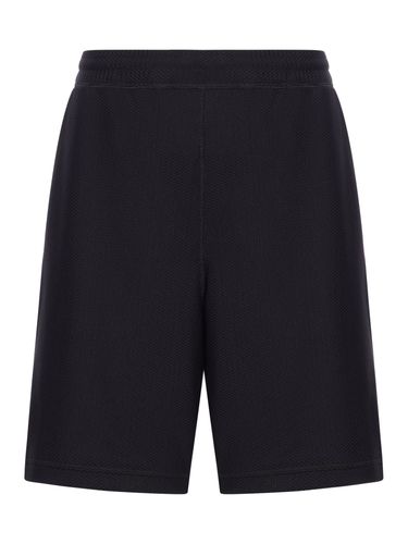 Sports Bermuda Shorts In Perforated Fabric - Giorgio Armani - Modalova