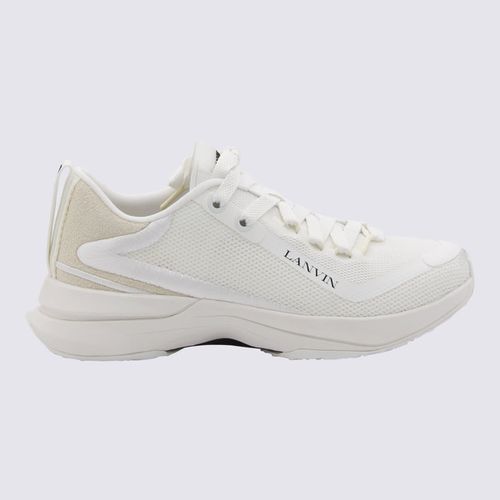 Lanvin White Leather Sneakers - Lanvin - Modalova