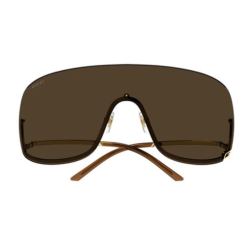 Gg1560s Linea Fashion 002 Gold Brown Sunglasses - Gucci Eyewear - Modalova