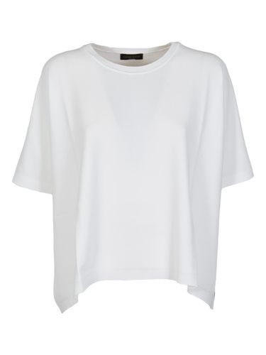 Oversized Round Neck T-shirt - Roberto Collina - Modalova