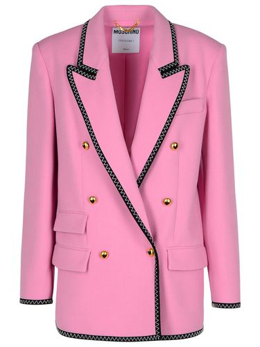 Blazer In Viscose Blend - Moschino - Modalova