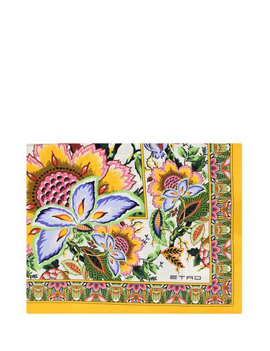 Multicoloured Printed Silk Scarf - Etro - Modalova