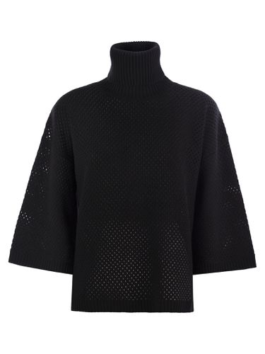 Wool Blend Turtleneck Sweater - Fabiana Filippi - Modalova