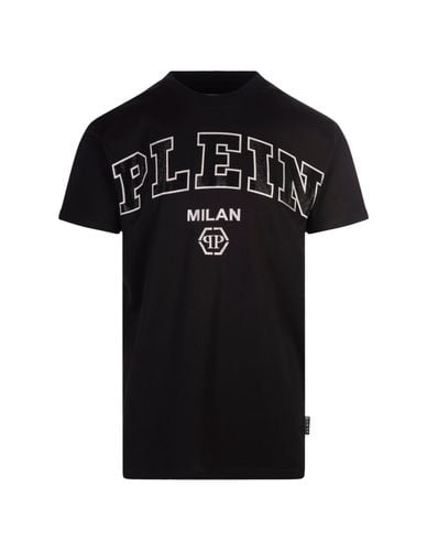 College Round Neck Ss T-shirt In - Philipp Plein - Modalova