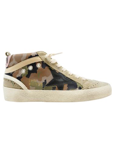 Leather Mid Star Sneakers - Golden Goose - Modalova