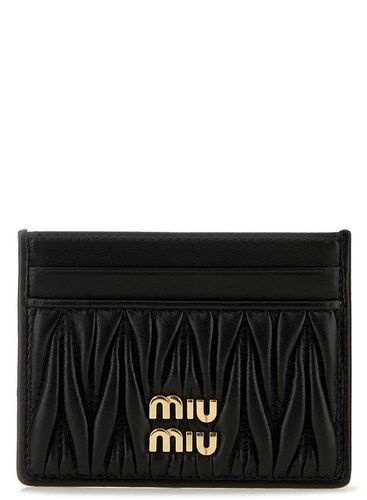 Miu Miu Logo-lettering Cardholder - Miu Miu - Modalova