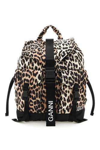 Leo Multicolor Recycled Polyester Backpack - Ganni - Modalova