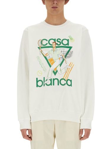 Casablanca Sweatshirt With Logo - Casablanca - Modalova
