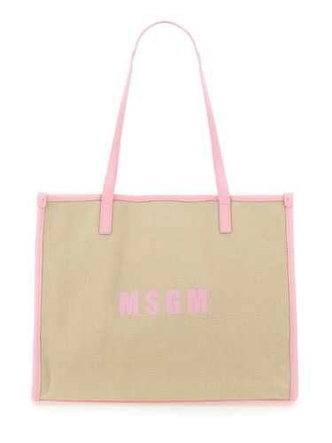 MSGM Tote Bag With Logo - MSGM - Modalova