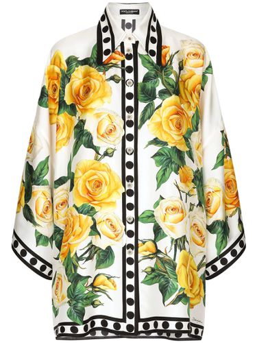 Dolce & Gabbana Camicia Rose Gialle - Dolce & Gabbana - Modalova