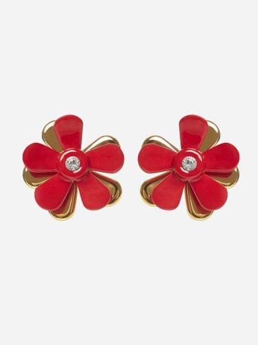 Marni Red Flower Pop Earrings - Marni - Modalova