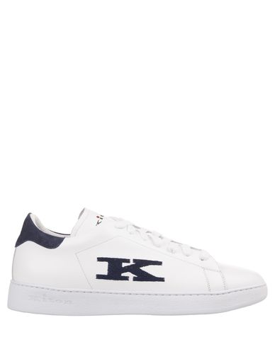 And Blue Sneakers With Logo - Kiton - Modalova