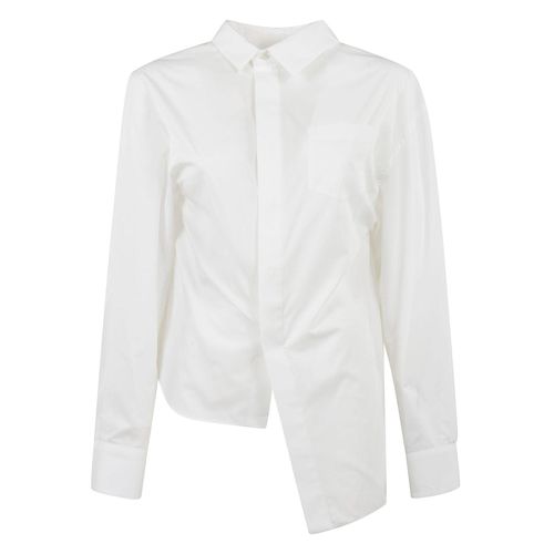 Sacai Asymmetric Hem Poplin Shirt - Sacai - Modalova