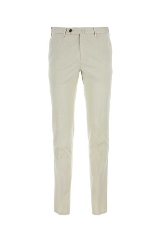 Chalk Stretch Cotton Blend Silkochino Pant - PT Torino - Modalova