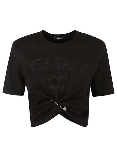 Versace Wrap Logo T-shirt - Versace - Modalova