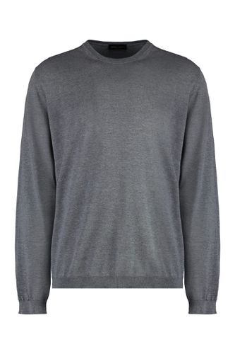 Wool Crew-neck Sweater - Roberto Collina - Modalova