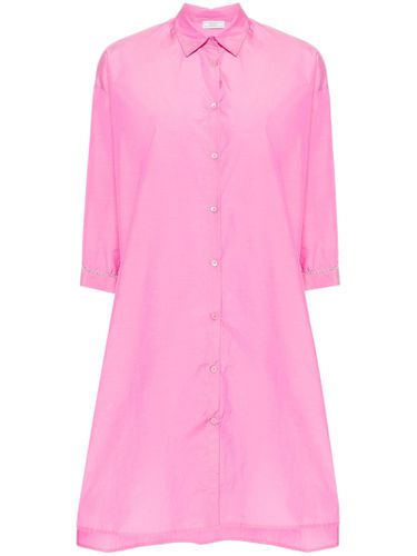 Cotton Blend Shirt Dress - Peserico - Modalova