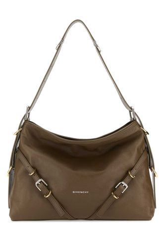 Cappuccino Leather Medium Voyou Shoulder Bag - Givenchy - Modalova