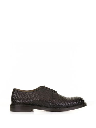 Brown Derby In Woven Leather - Doucal's - Modalova